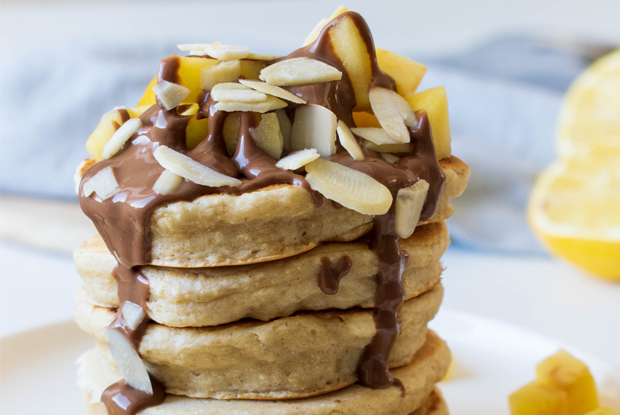 Pancakes vegan Pomme Vanille de Charles & Alice