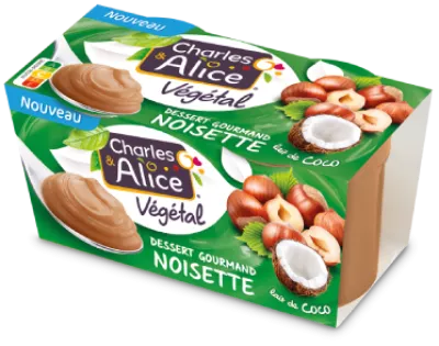 charles et alice végétal gourmand coco noisette