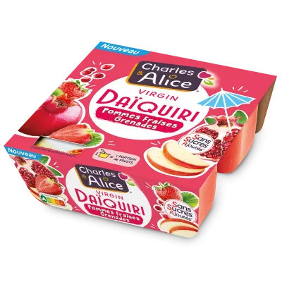 Virgin Daïquiri Pommes Fraises Grenades x4