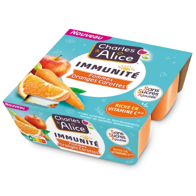 Visuel Immunité Pommes Oranges Carottes x4 Visuel 3D
