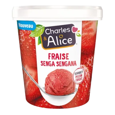 Charles et Alice - Sorbet de Fraises