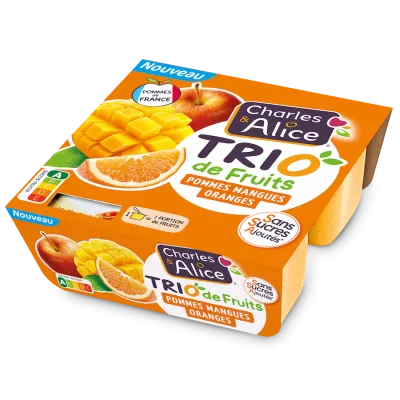 Charles et Alice - Trio - Pommes Mangues Oranges