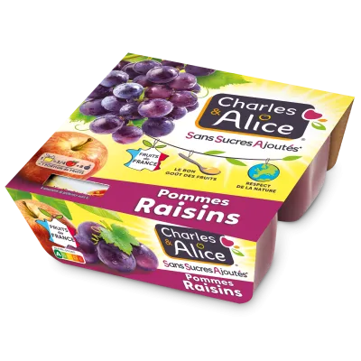 Charles&Alice Pommes raisin pack 3D