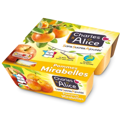Charles et alice Pommes mirabelles 3D
