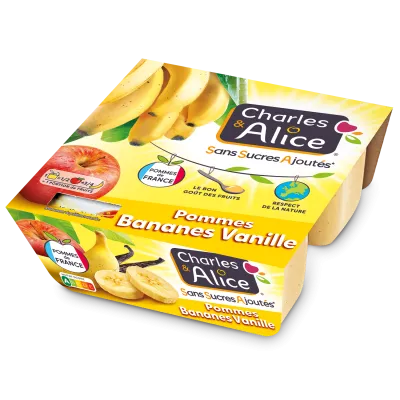 Pommes Bananes Vanille de Charles & Alice