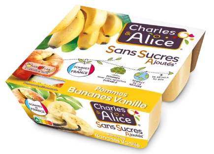 Pommes Bananes Vanille de Charles & Alice