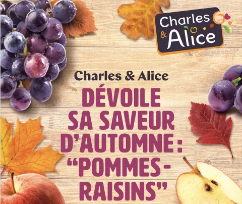 Visuel Pommes Raisins - Charles&Alice