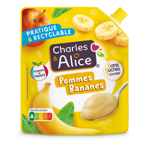 Poches familiales - charles et alice - Pommes Bannanes