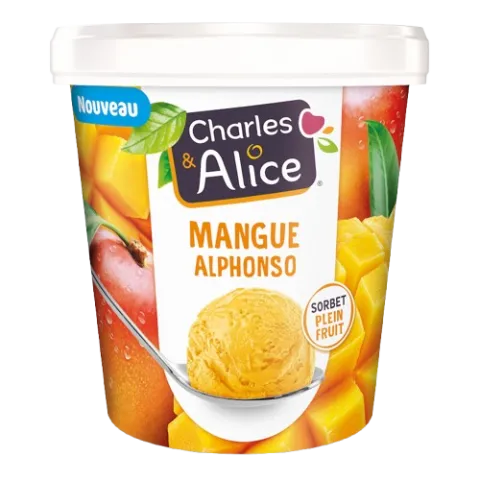 Charles et Alice - Glace - Mangue Alphonso